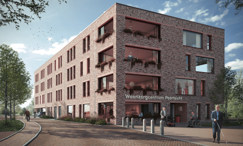 Poortzicht_gevelsigning zijkant Poortzicht_gevelsigning zijkant